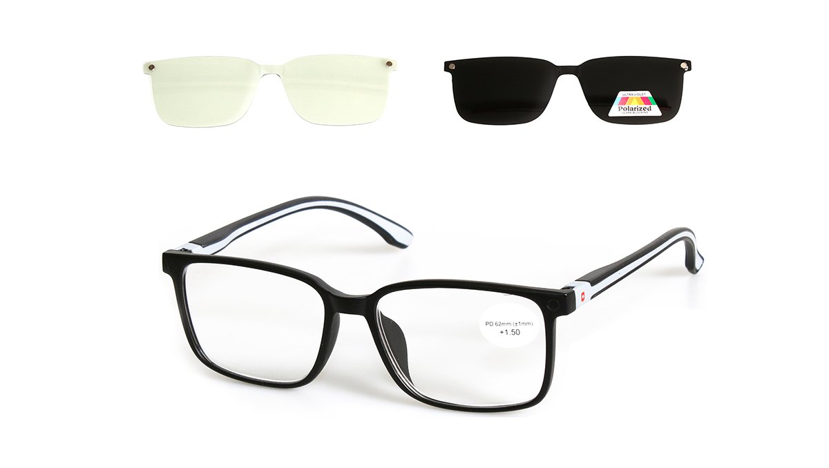 OPTICAL ALPIN 10284 BLACK-1 Γυαλιά Ανάγνωσης Clip-on ALPIN 10284 Μαύρο - Image 1